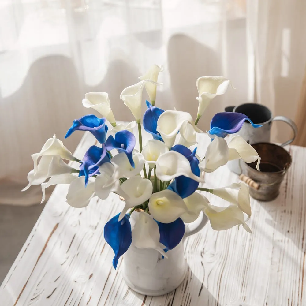 10PCs Mini Common Calla Artificial Fake Flower Plants Home Decoration Wedding Bouquet