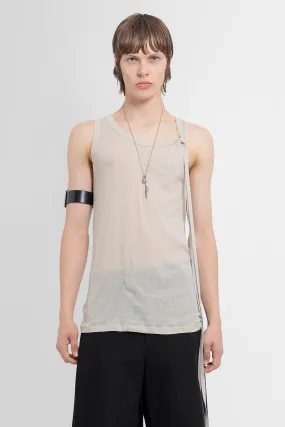 ANN DEMEULEMEESTER MAN BEIGE T-SHIRTS & TANK TOPS