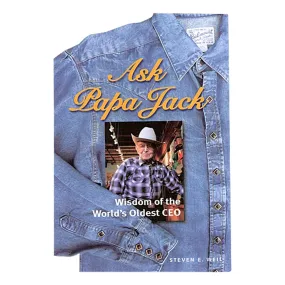 Ask Papa Jack Hardcover Western Book Signed by Author Steve Weil