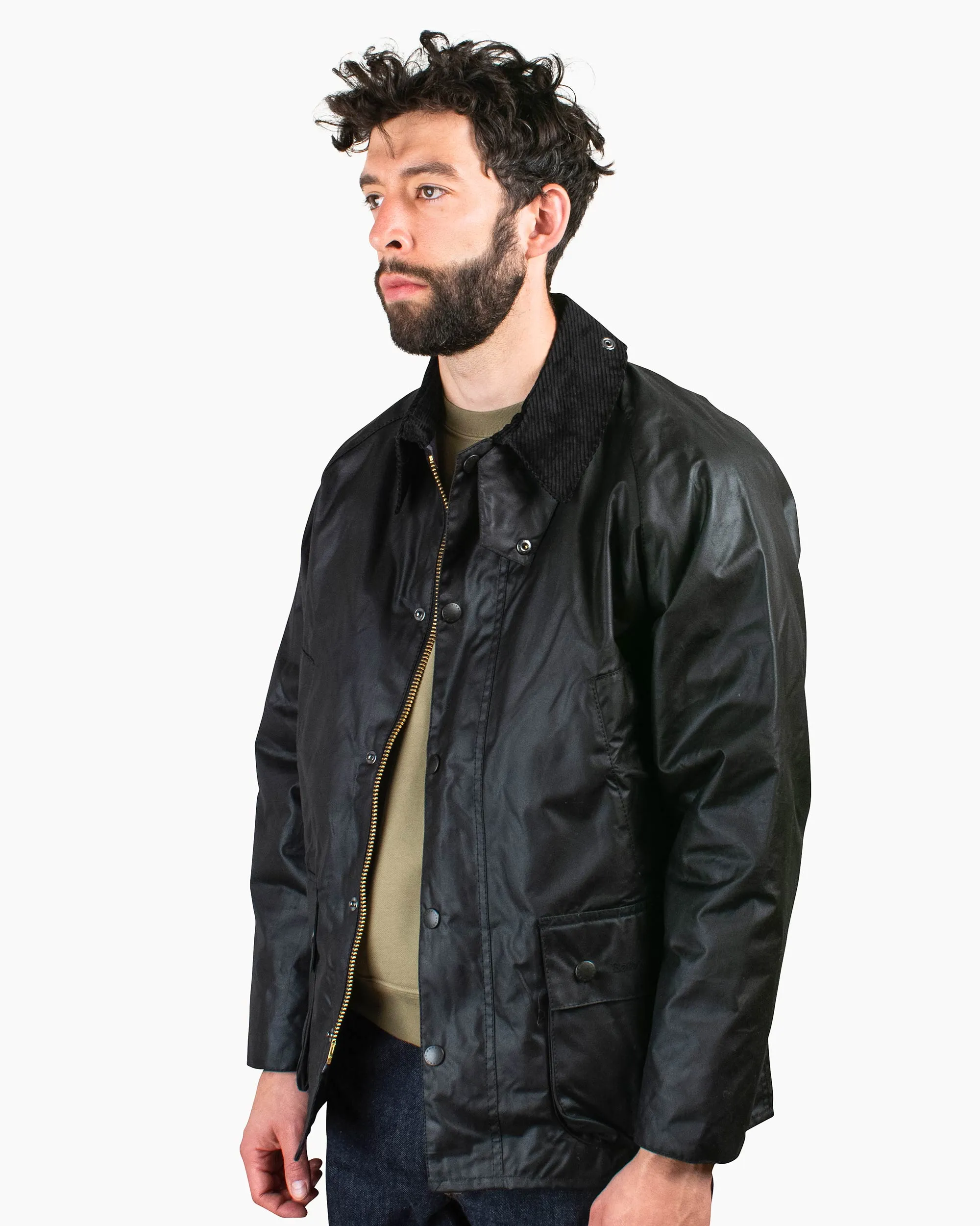 Barbour Bedale Wax Jacket Black