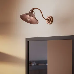 Brass Fixed Arm Wall Light