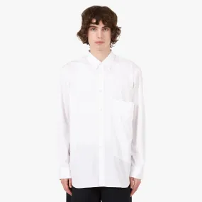 COMME des GARÇONS SHIRT Oversized Pocket Shirt / White