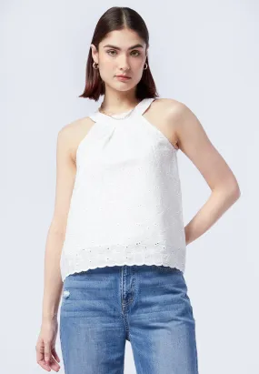 Halter Neck Sleeveless Top