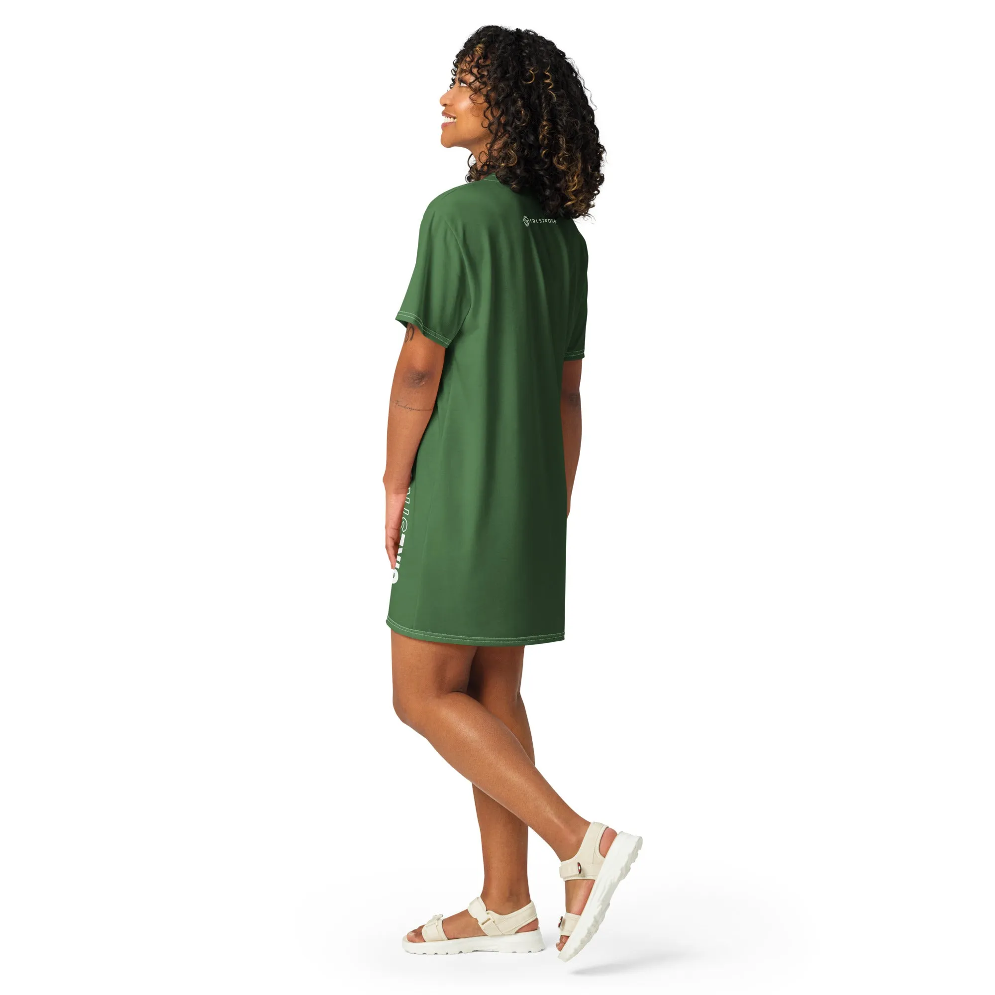 HOT SHOT, T-SHIRT DRESS WATERCRESS GIRLSTRONG