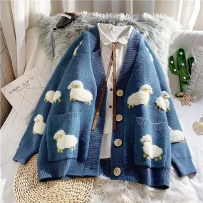 Knit Sheep Cardigan