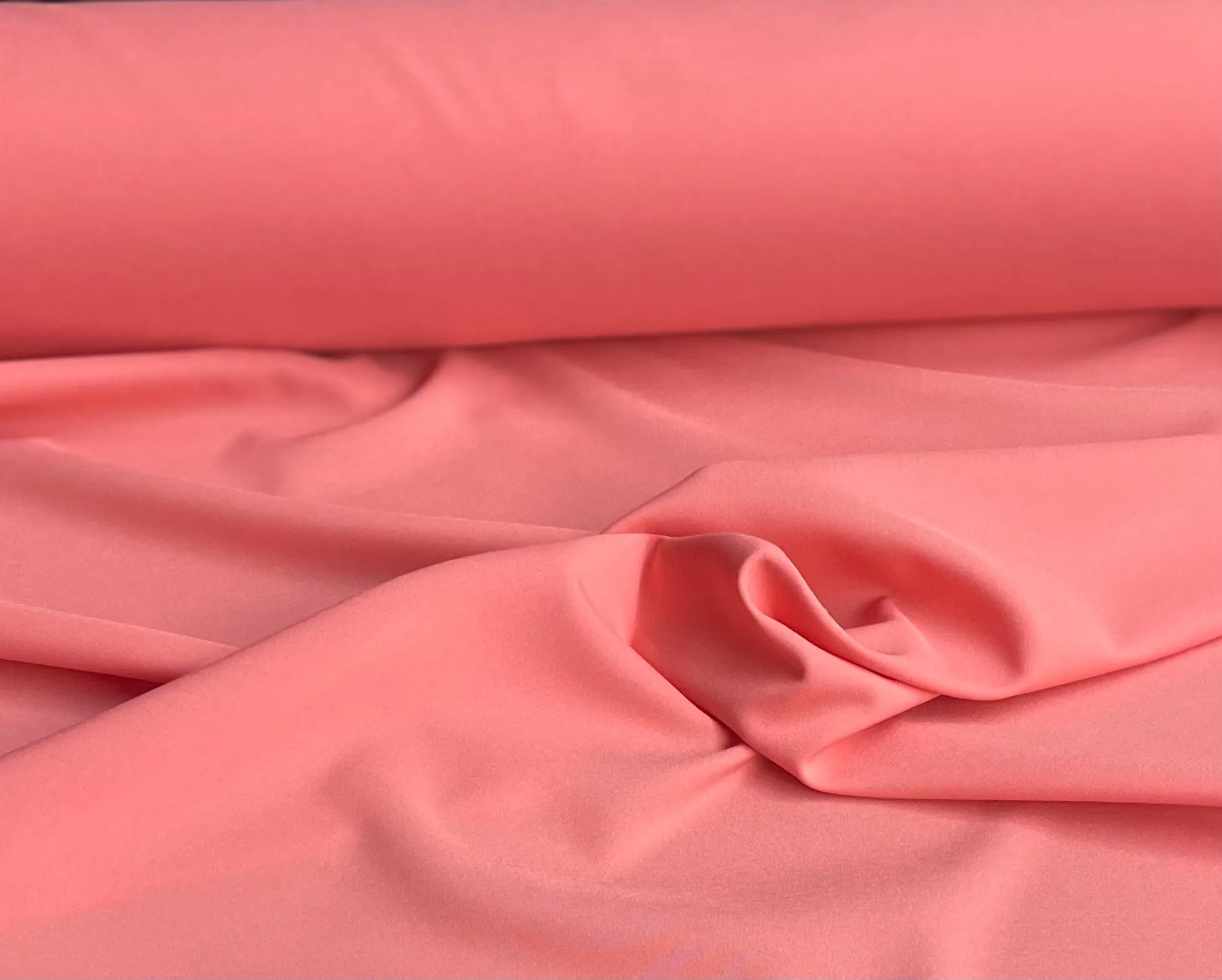 Poly Poplin - Salmon Pink