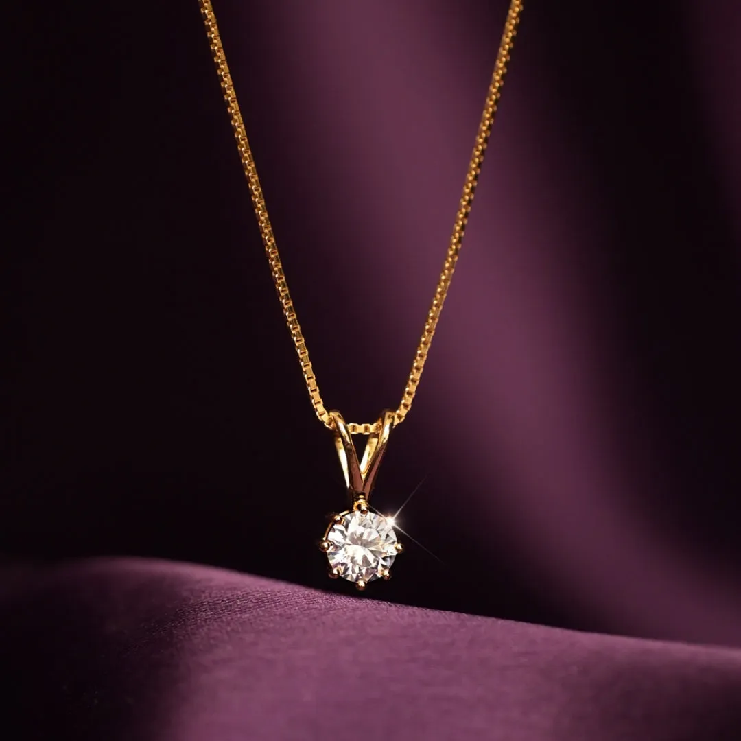 Royal Solitaire Necklace