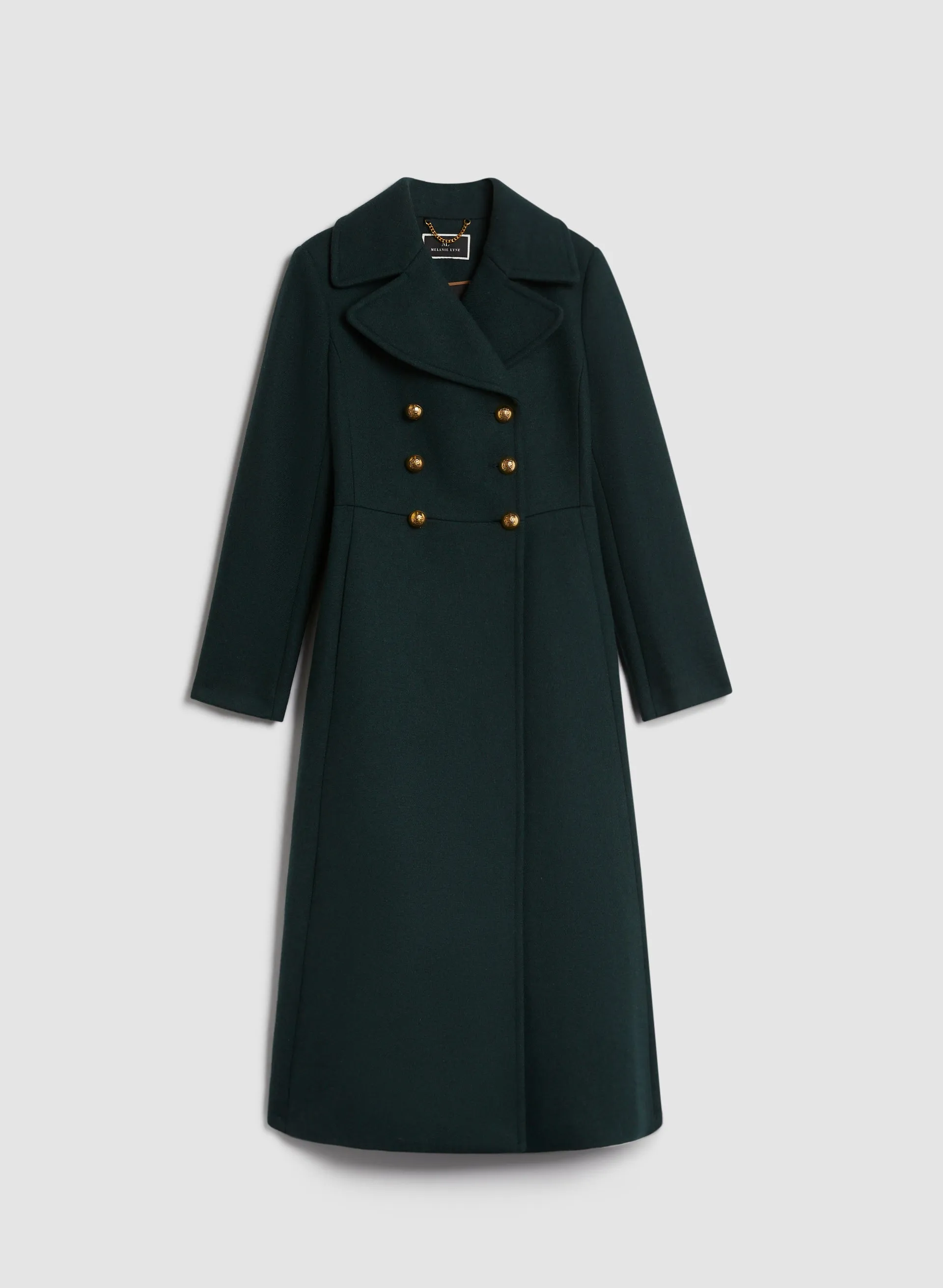 Twill Wool Blend Coat