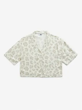 Y&F Kids Beige Animal Print Shirt